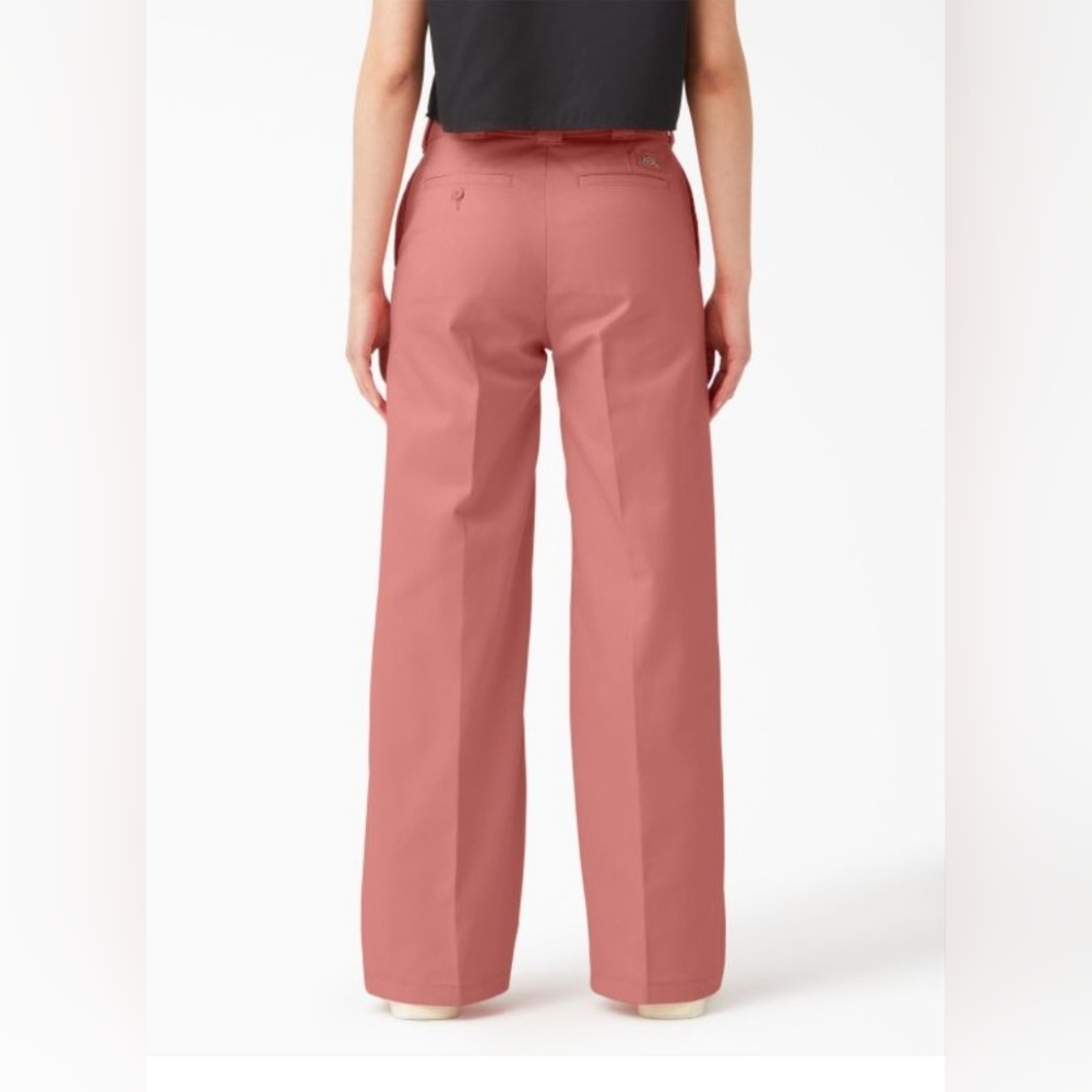 New Dickies Women's Stonewashed Wide Leg Work Pants - Picture 9 of 9